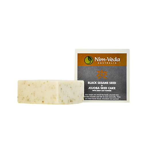 Nim-Véda Australia Black Sesame Seed & Jojoba Seed Cake Soap – 100 gms