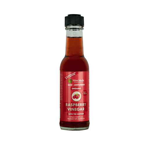 Nim-Véda Australia Organic Raspberry Vinegar with the Mother Enzyme - 150 mls