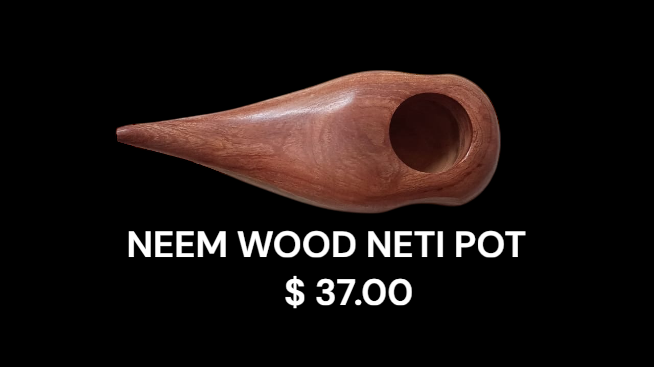 NEEM WOOD NETI POT