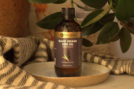 Nim-Véda Australia Black Sesame Seed Oil – 200 mls