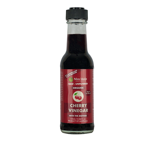 Nim-Véda Australia Organic Cherry Vinegar with the Mother Enzyme - 150 mls