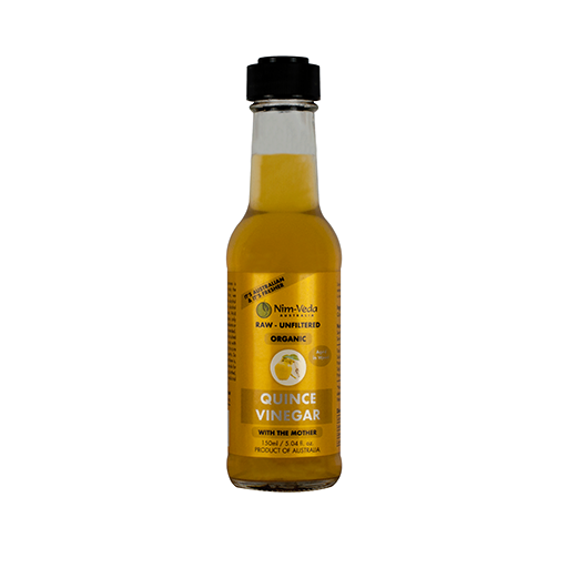 Nim-Véda Australia Organic Quince Vinegar with the Mother Enzyme - 150 mls