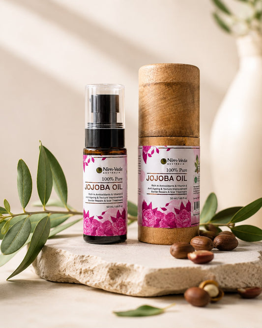 NIMVEDA JOJABA OIL INFUSED WITH ROSE PETAL 50ml.